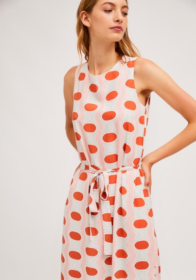 Compañia Fantastica-Vestido largo esampado