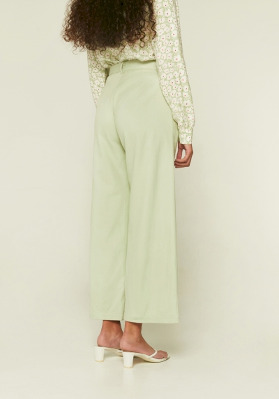 Pantalón tobillero de algodón