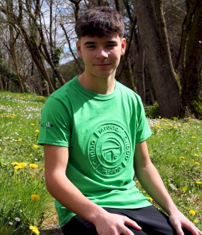 Camiseta manga corta verde - Biribil