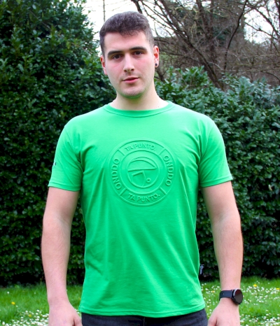 Camiseta manga corta verde - Biribil