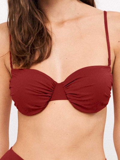 BIKINI BANDEAU LISO