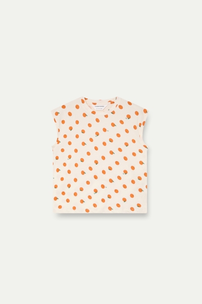 Camiseta estampado de naranjas