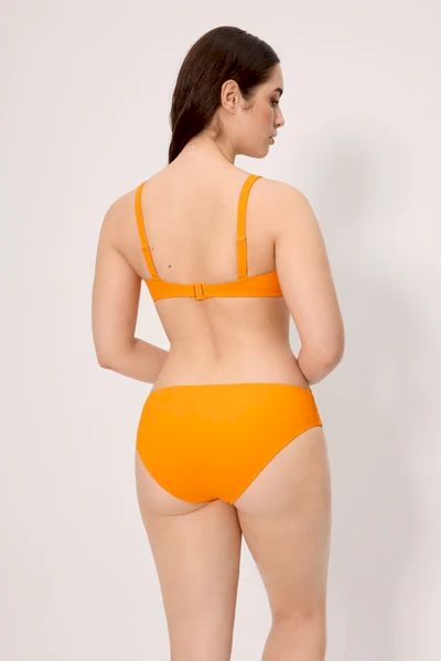 BIKINI LISO NEGRO Y AMARILLO