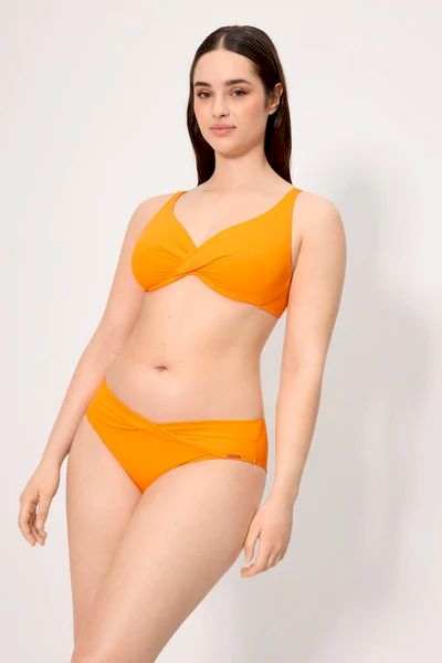 BIKINI LISO NEGRO Y AMARILLO