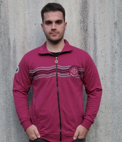 Chaqueta de verano sin capucha berenjena - Zubi
