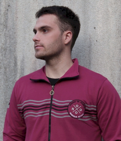 Chaqueta de verano sin capucha berenjena - Zubi