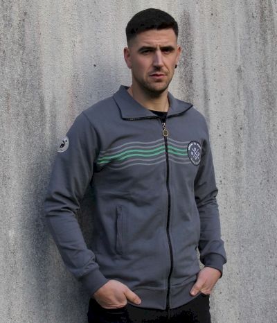 Chaqueta de verano sin capucha gris - Zubi
