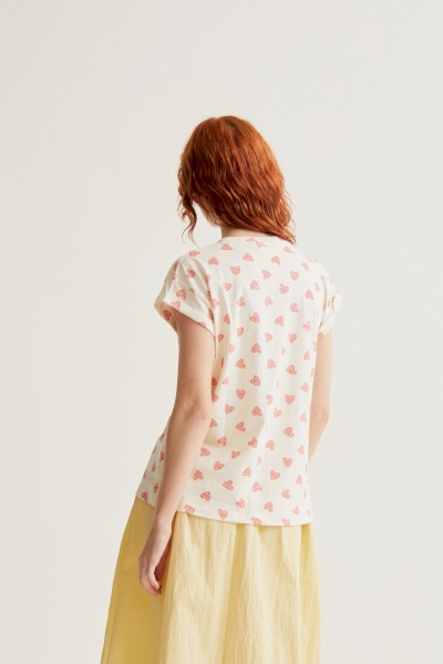 Camiseta estampada ladybug red