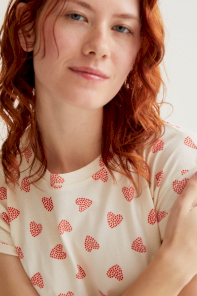 Camiseta estampada ladybug red